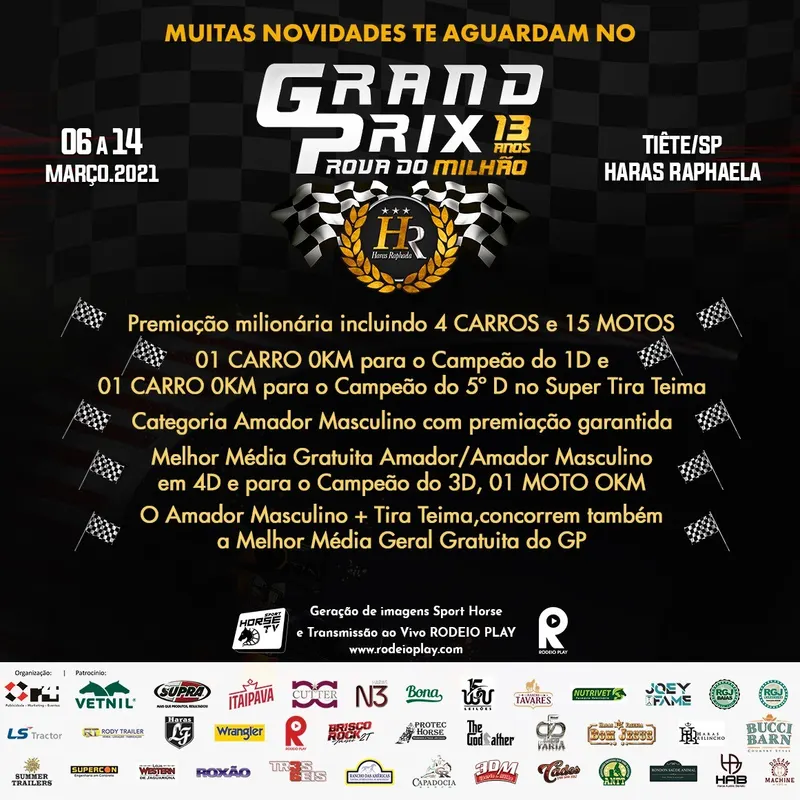 13ª Grand Prix a prova do MILHÃO