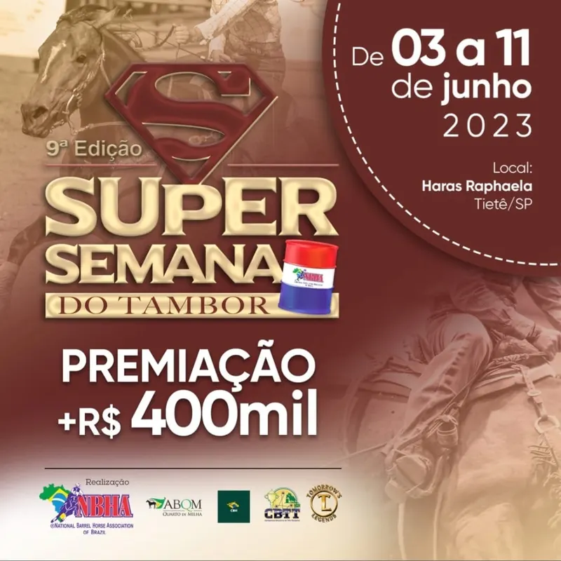 9ª EDIÇÃO SUPER SEMANA DO TAMBOR