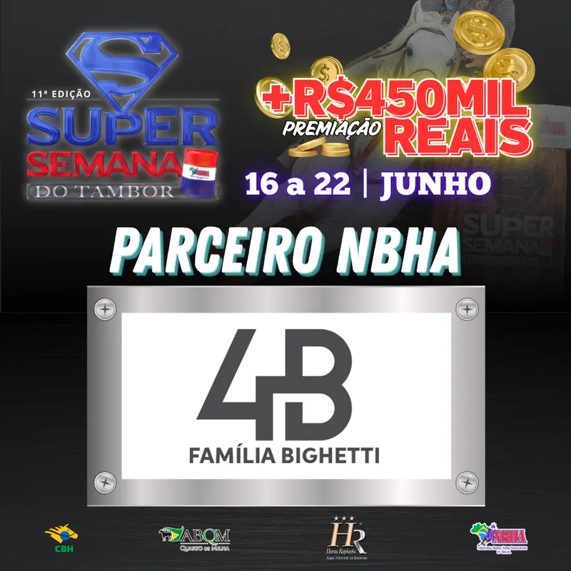 11ª EDIÇÃO SUPER SEMANA DO TAMBOR – FAMÍLIA BIGHETTI