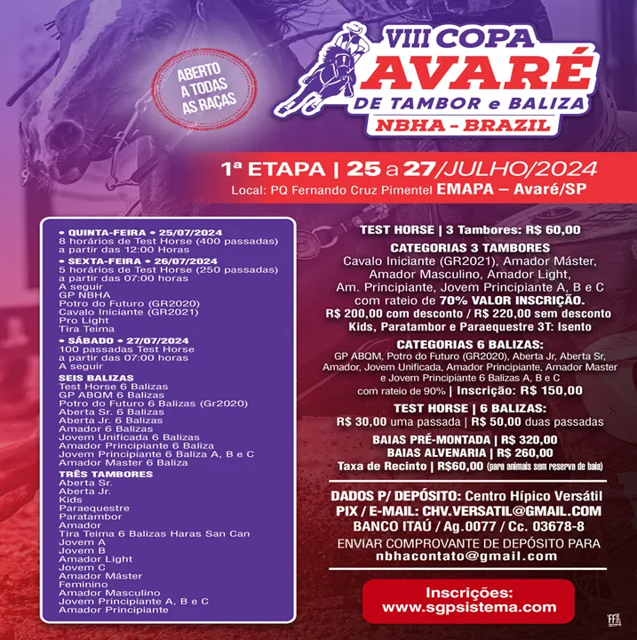 1ª ETAPA VIII COPA AVARÉ TAMBOR & BALIZA
