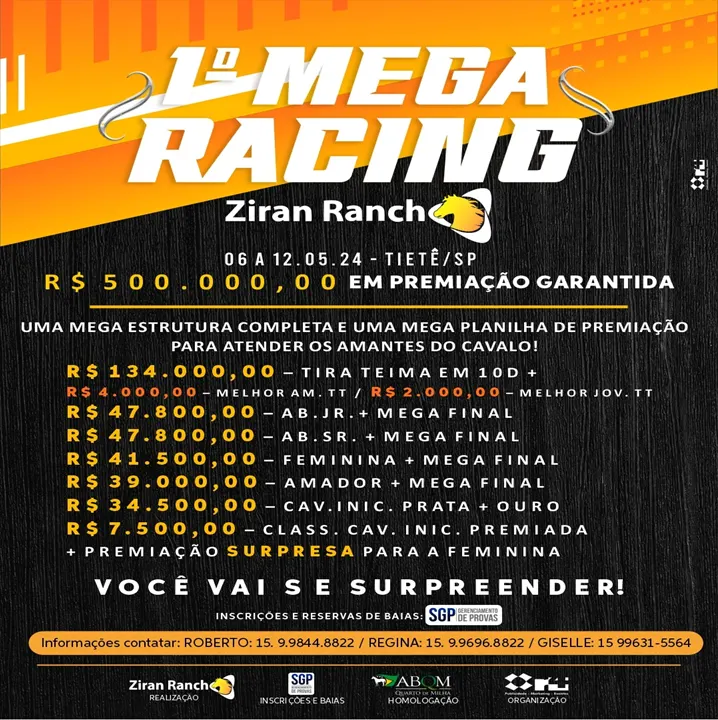 1º MEGA RACING ZIRAN RANCH