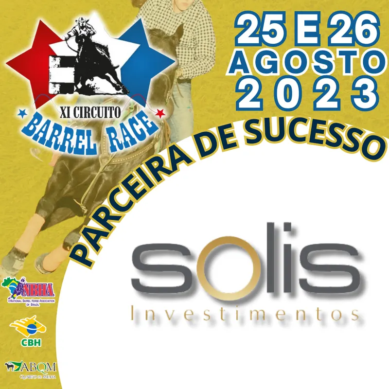 2ª ETAPA XI CIRCUITO BARREL RACE – SOLIS INVESTIMENTOS