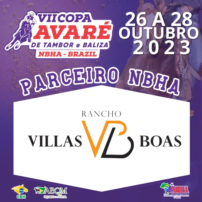 3ª ETAPA VII COPA AVARÉ TAMBOR & BALIZA – RANCHO VILLAS BOAS
