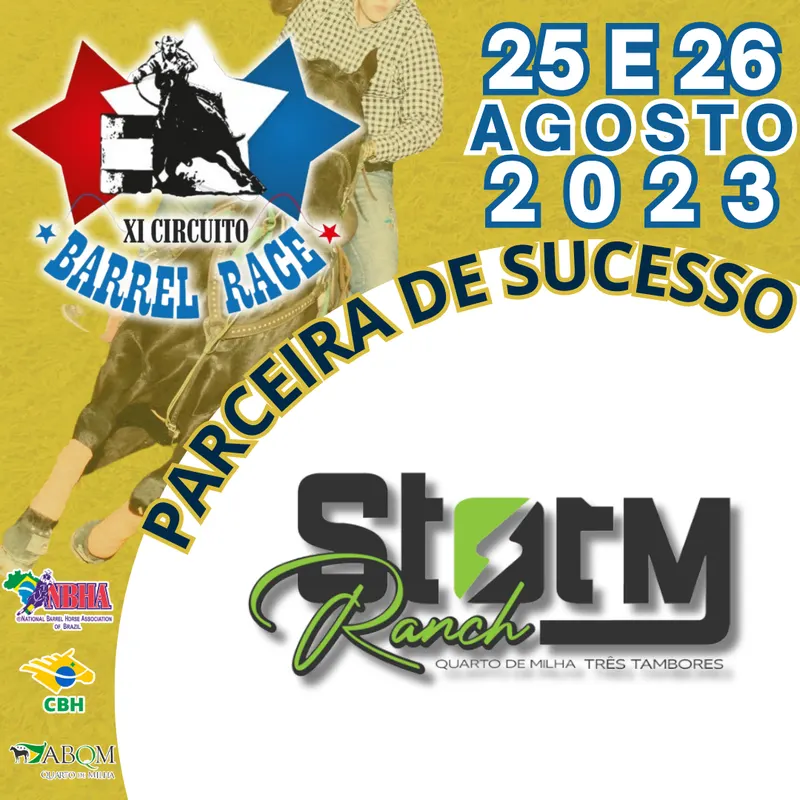 2ª ETAPA XI CIRCUITO BARREL RACE – STORM RANCH