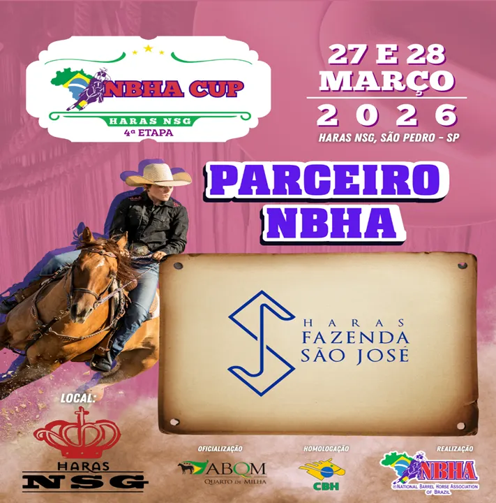 4ª ETAPA NBHA CUP – HARAS FAZENDA SÃO JOSÉ