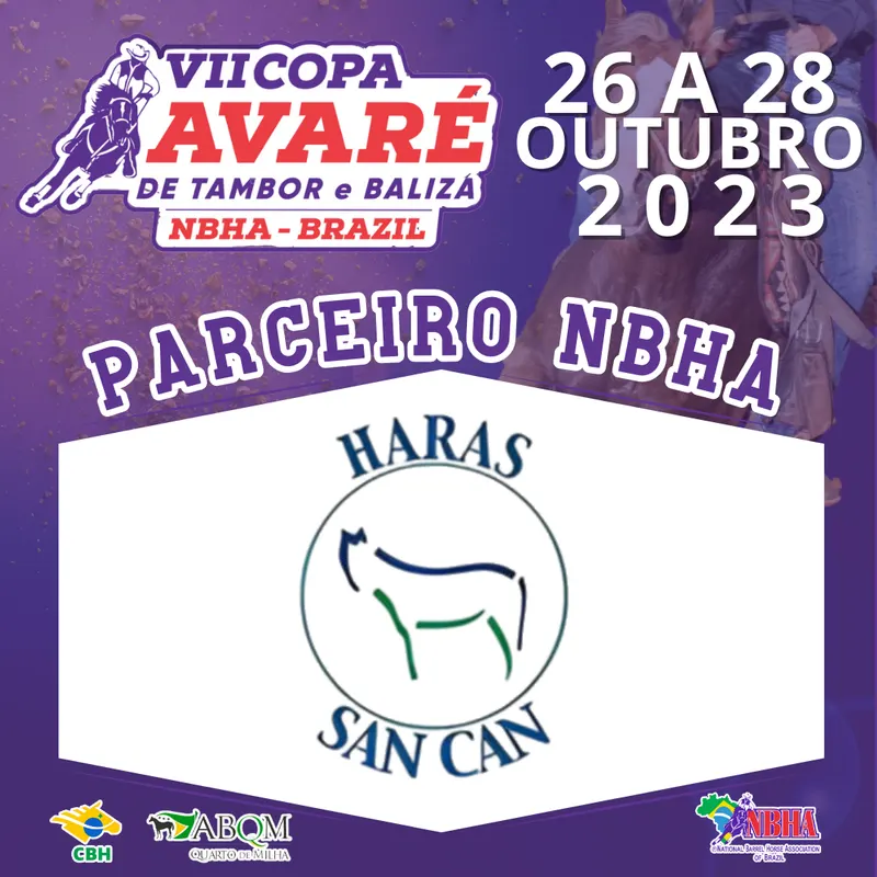 3ª ETAPA VII COPA AVARÉ TAMBOR & BALIZA – HARAS SAN CAN