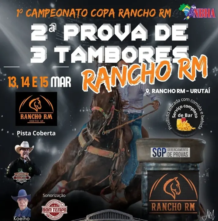 1º CAMPEONATO COPA RANCHO RM 3 TAMBORES