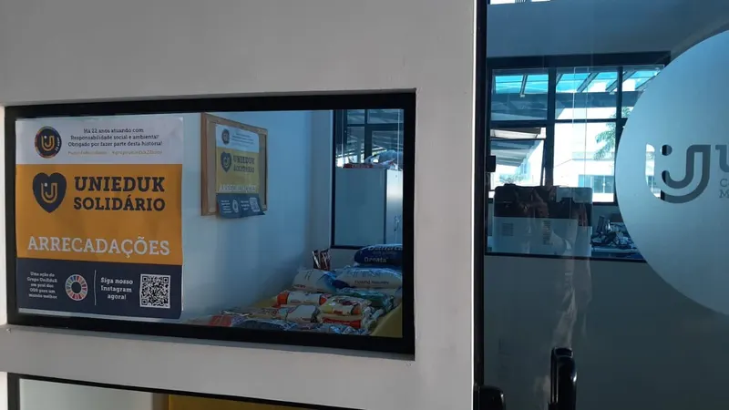 UniEduK Solidário arrecada cerca de 3 toneladas de alimentos em seis dias de campanha