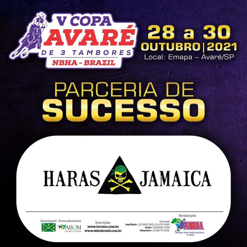 V COPA AVARÉ DE TAMBOR E BALIZA!!! Encontro marcado com Haras Jamaica!
