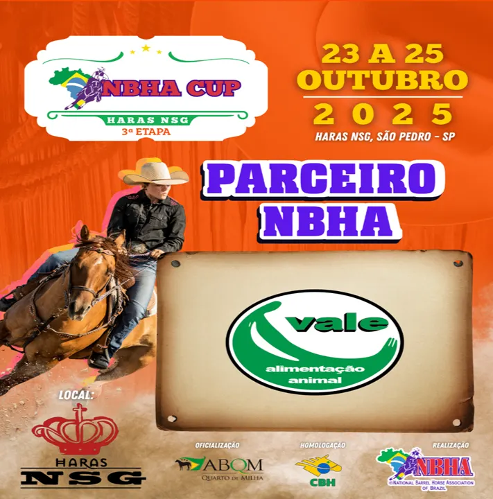 3ª ETAPA NBHA CUP – RAÇÕES VALE