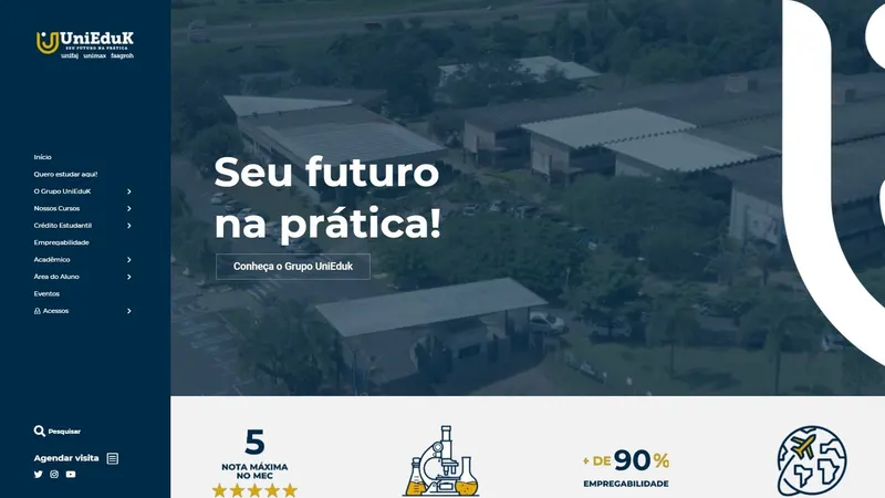 Grupo UniEduK fortalece sua marca como grupo educacional e lança novo Site!