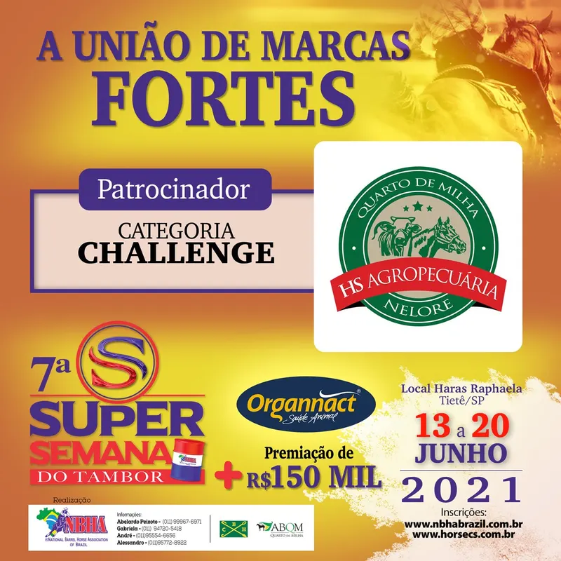 Categoria Challenge Haras HS! – Super Semana do Tambor!