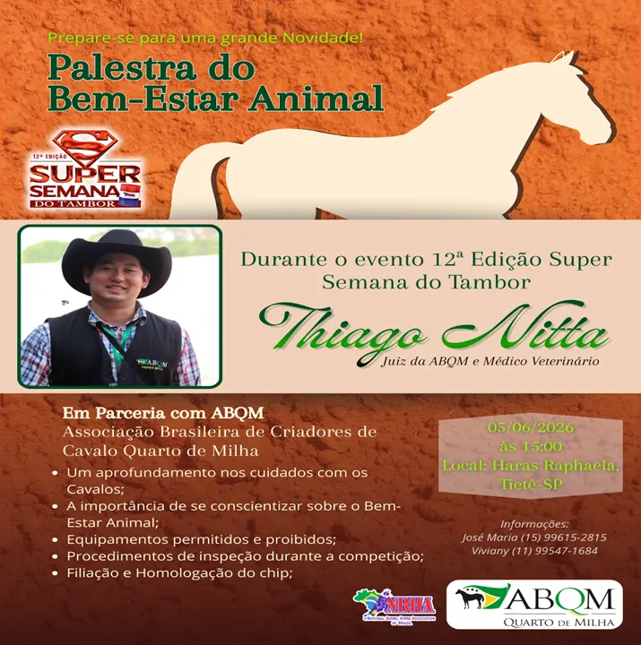 PALESTRA BEM-ESTAR ANIMAL com JUIZ ABQM MÉDICO VETERINÁRIO THIAGO NITTA