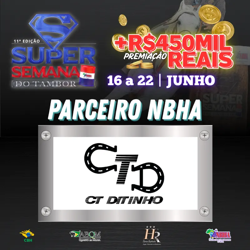11ª EDIÇÃO SUPER SEMANA DO TAMBOR – CT DITINHO