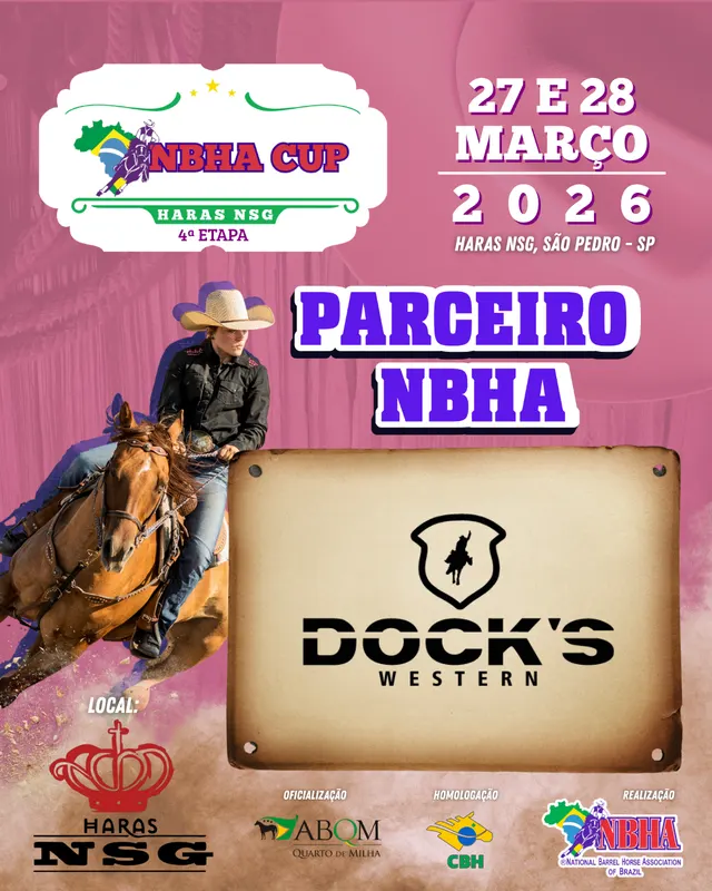 4ª ETAPA NBHA CUP – RAÇÕES VALE