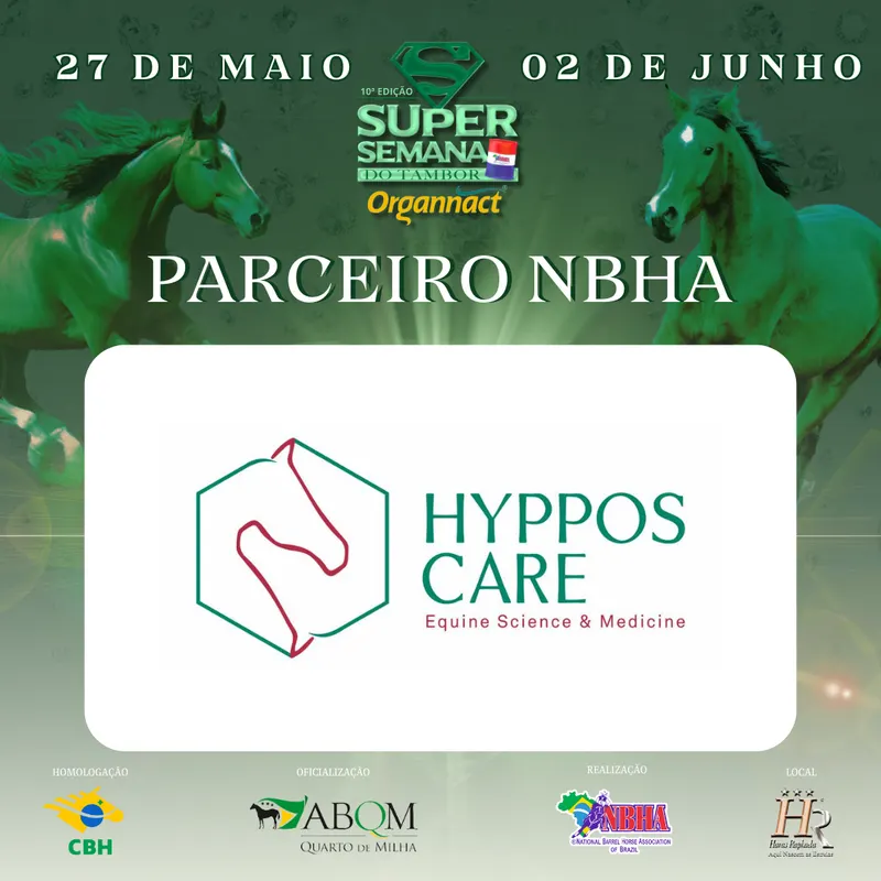 10ª EDIÇÃO SUPER SEMANA DO TAMBOR NBHA – ORGANNACT, “HYPPOS CARE”