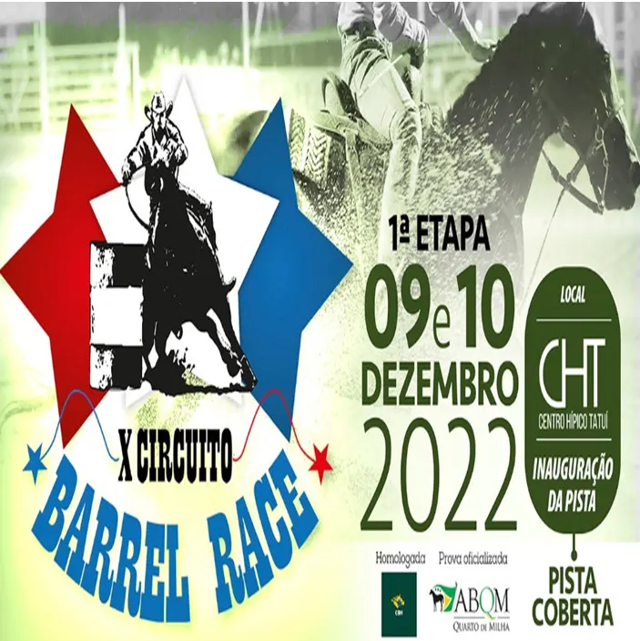 1ª Etapa X Circuito Barrel Race