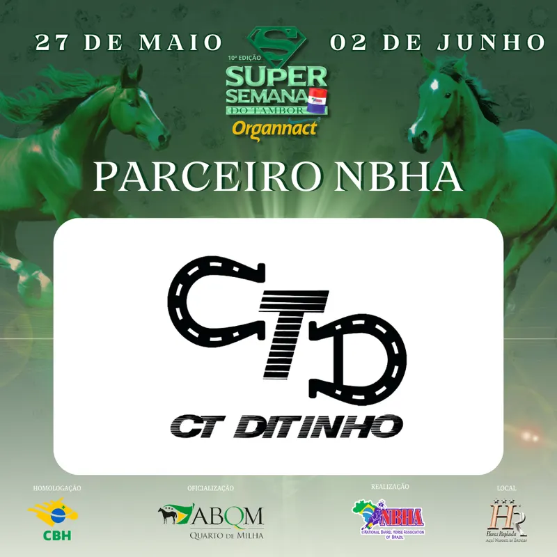 10ª EDIÇÃO SUPER SEMANA DO TAMBOR NBHA – ORGANNACT, “CT DITINHO”