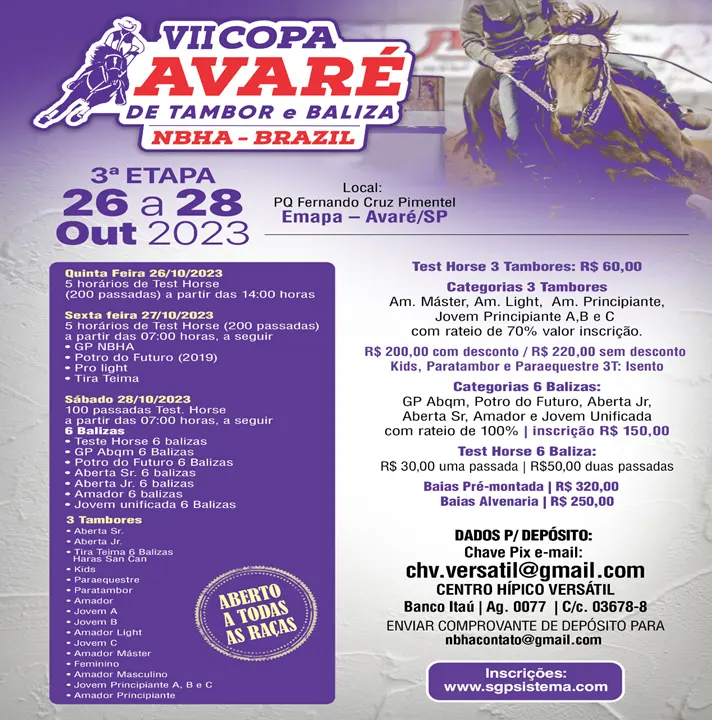 3ª ETAPA VII COPA AVARÉ TAMBOR & BALIZA