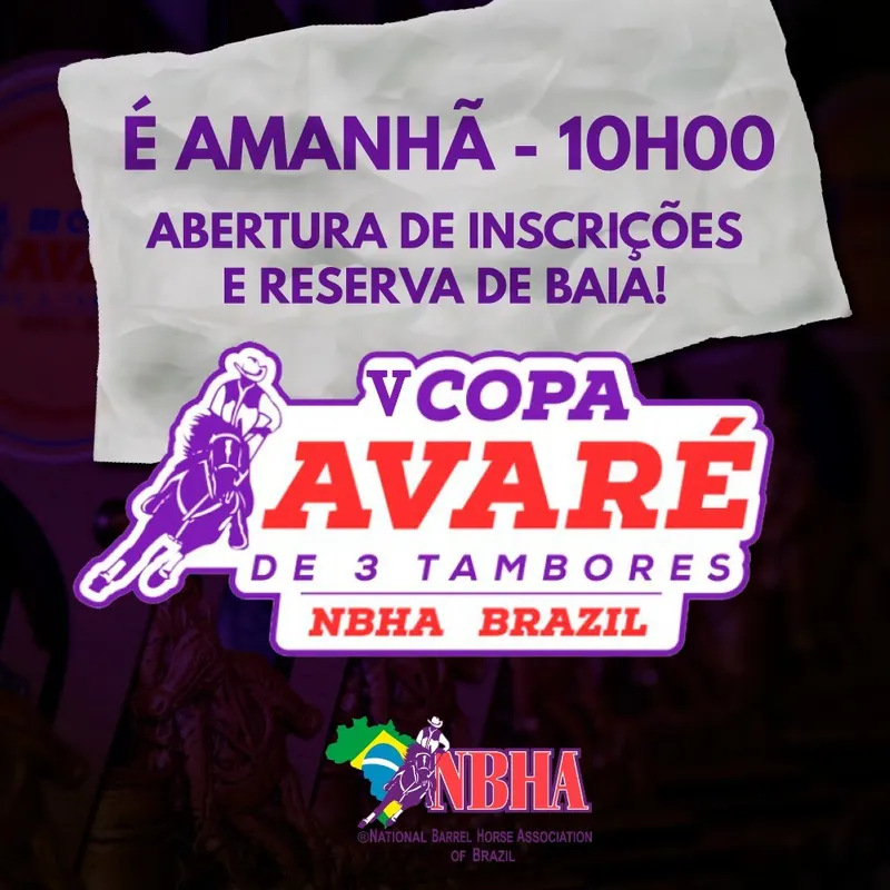 É amanhã! Inscrições abertas para a 1ª Etapa da V Copa Avaré!