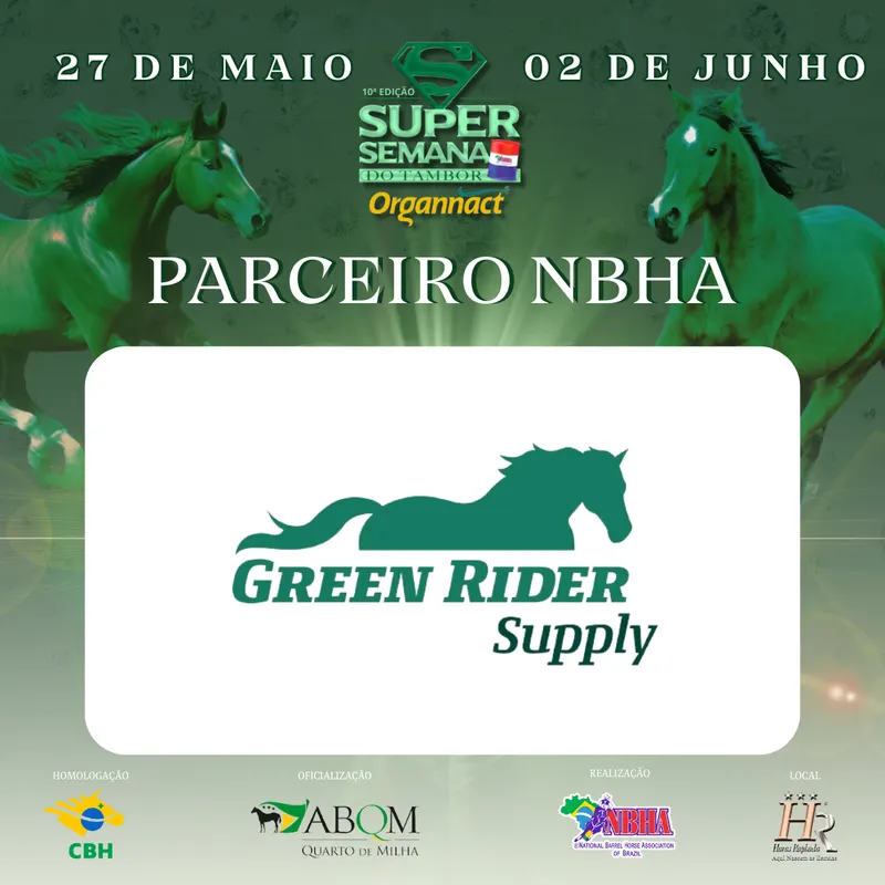 10ª EDIÇÃO SUPER SEMANA DO TAMBOR NBHA – ORGANNACT, “GREEN RIDER”