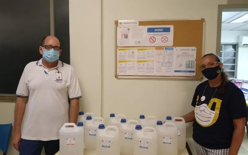 Grupo UniEduK realiza doação de álcool em gel ao Hospital Municipal de Jaguariúna e luvas ao CIASPE Indaiatuba