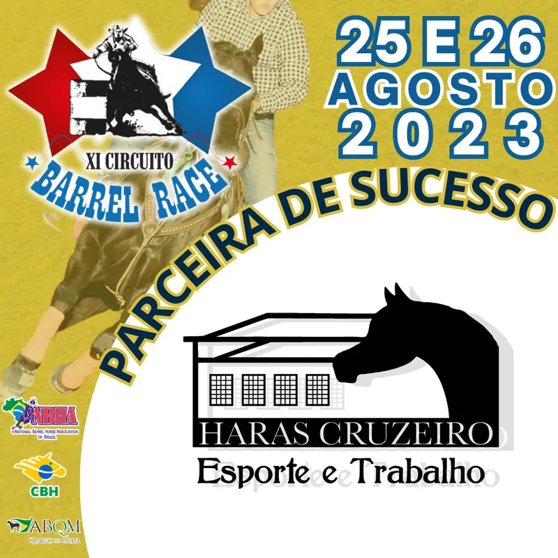 2ª ETAPA XI CIRCUITO BARREL RACE – HARAS CRUZEIRO