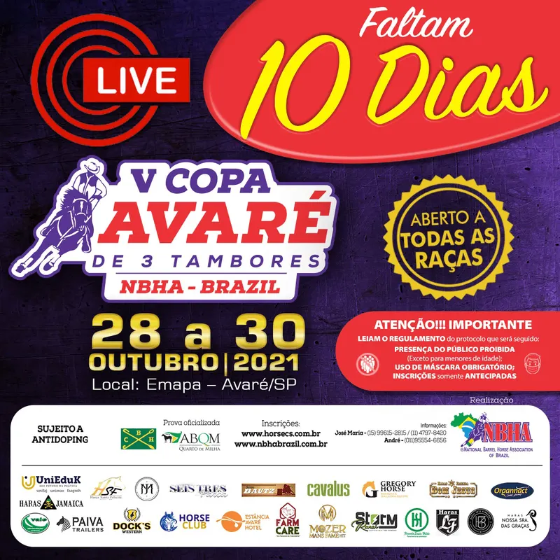 FALTAM 10 DIAS PARA COPA AVARÉ!
