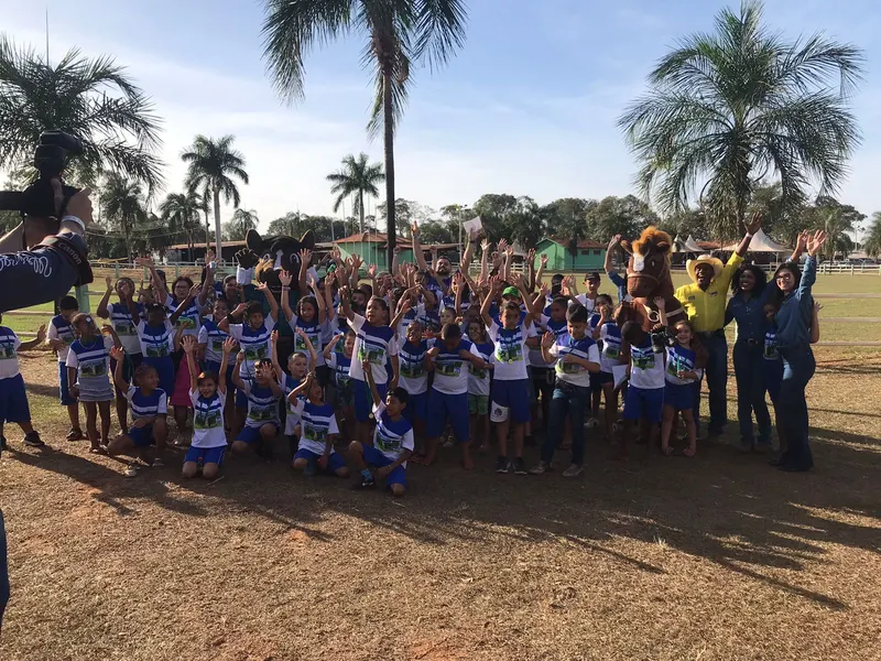 Projeto social realizado pela ABQM com NBHA Brazil