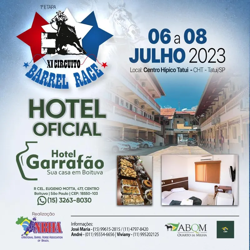 XI CIRCUITO BARREL RACE – HOTEL GARRAFÃO