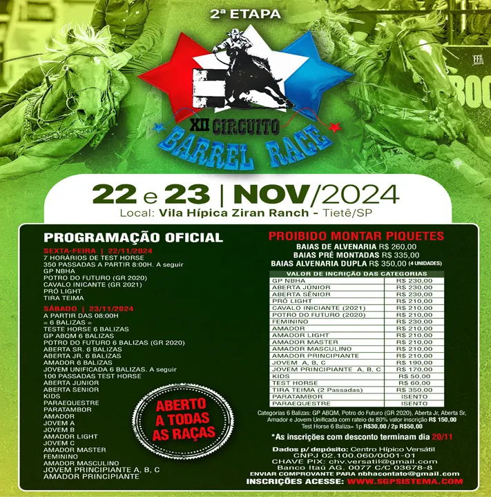 2ª ETAPA XII CIRCUITO BARREL RACE