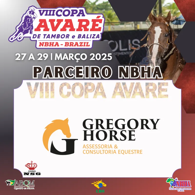 4ª ETAPA VIII COPA AVARÉ TAMBOR & BALIZA – GREGORY HORSE