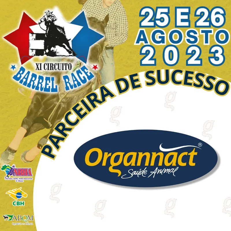 2ª ETAPA XI CIRCUITO BARREL RACE – ORGANNACT