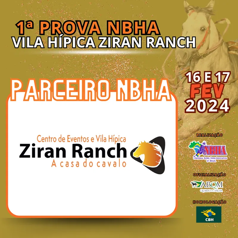 1ª PROVA NBHA VILA HÍPICA ZIRAN RANCH