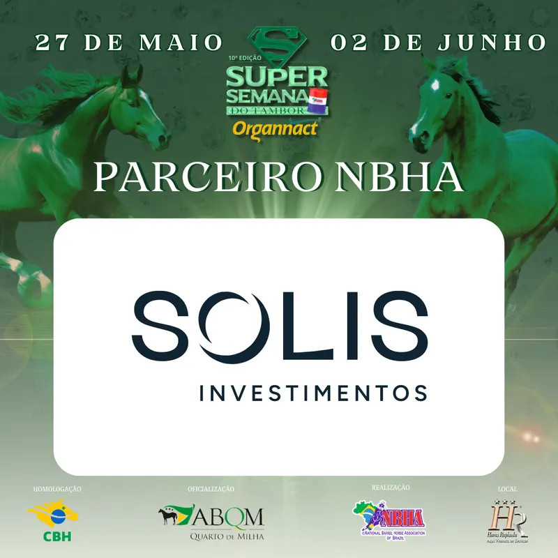 10ª EDIÇÃO SUPER SEMANA DO TAMBOR NBHA – ORGANNACT, “SOLIS INVESTIMENTOS”