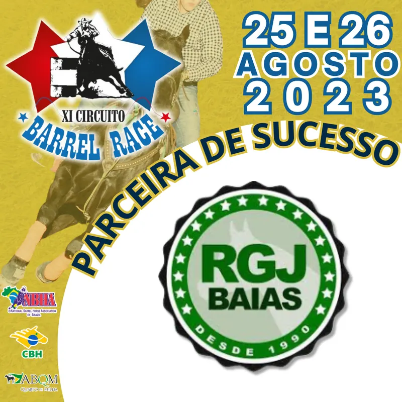 2ª ETAPA XI CIRCUITO BARREL RACE – RGJ BAIAS