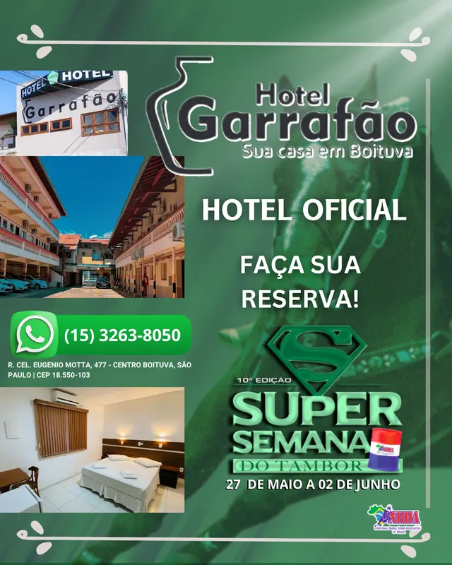 10ª EDIÇÃO SUPER SEMANA DO TAMBOR NBHA – ORGANNACT, “HOTEL GARRAFÃO”