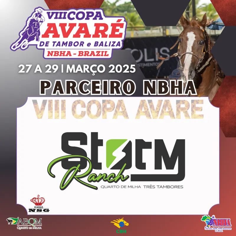4ª ETAPA VIII COPA AVARÉ TAMBOR & BALIZA – STORM RANCH