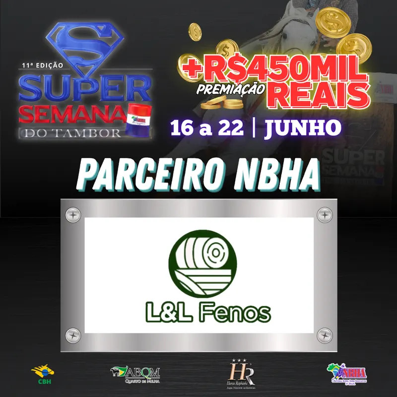 11ª EDIÇÃO SUPER SEMANA DO TAMBOR – L&L FENOS