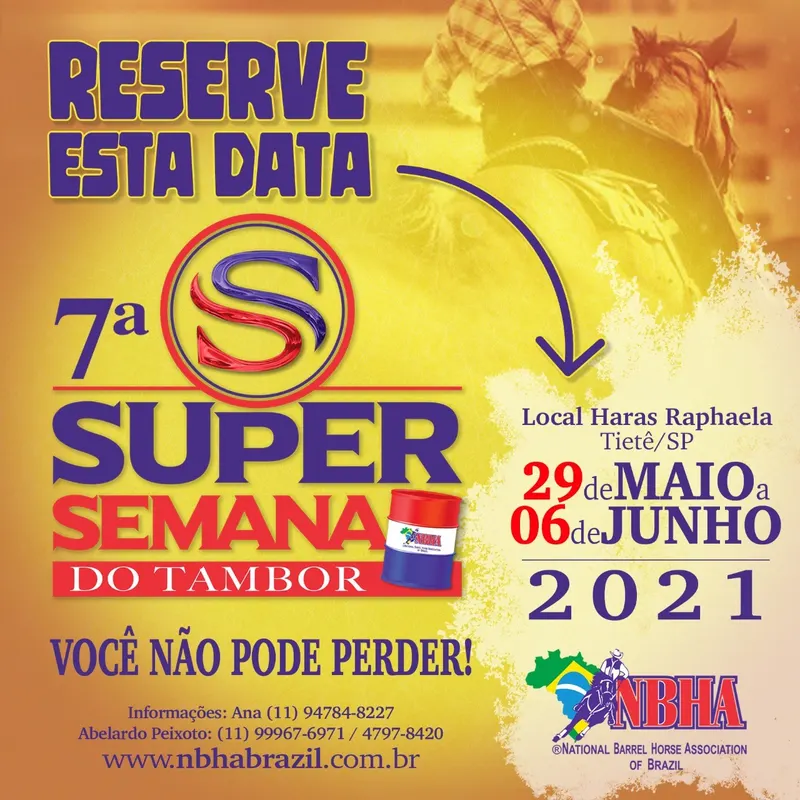 A 7ª Super Semana do Tambor já tem local e data definidos!