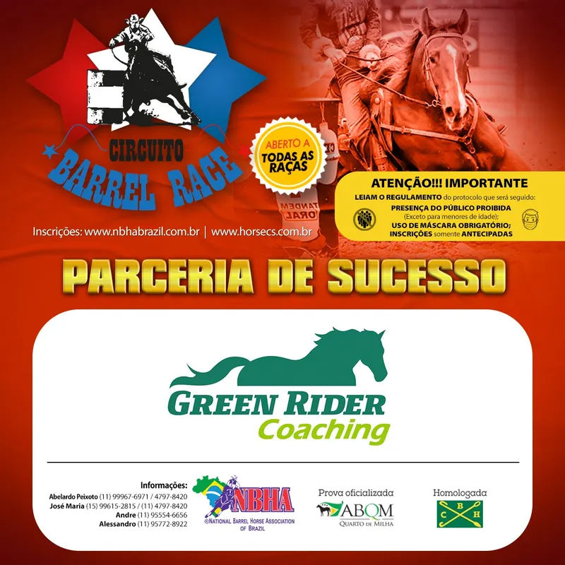 Inscrições Circuito Barrel Race começaram !