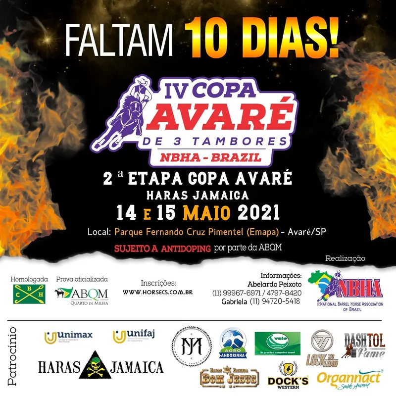 Faltam 10 dias para a IV Copa Avaré de Tambor e Baliza