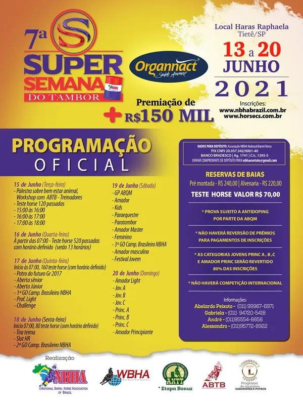 Workshop de bem estar animal NBHA Brasil