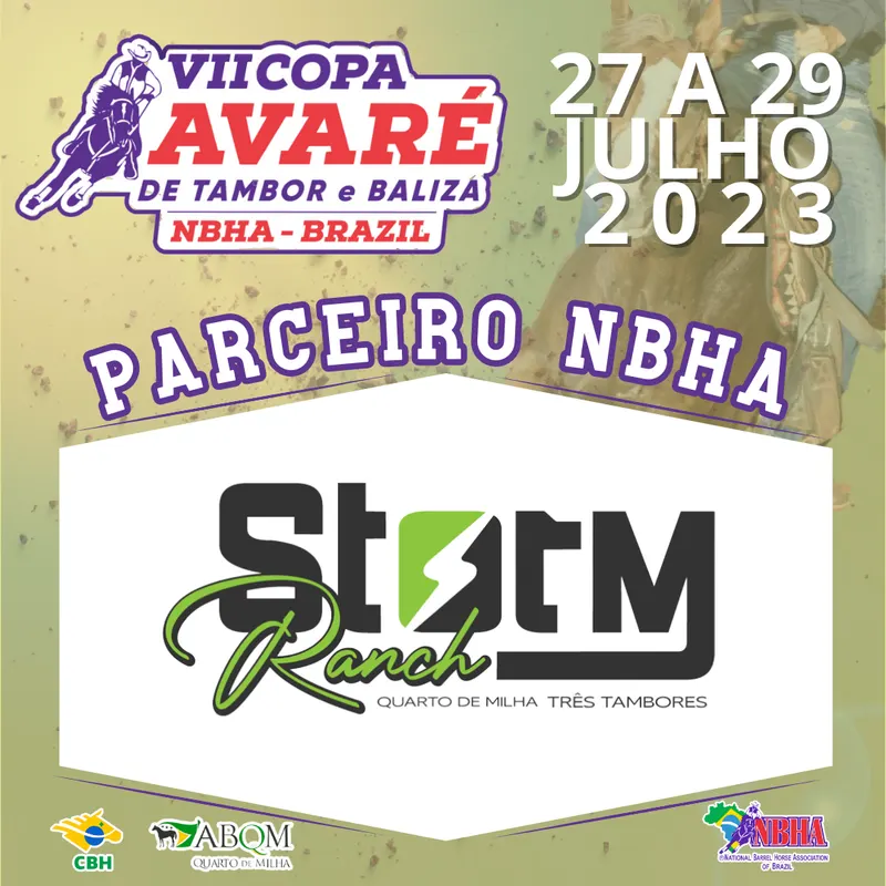 VII COPA AVARÉ TAMBOR & BALIZA – STORM RANCH