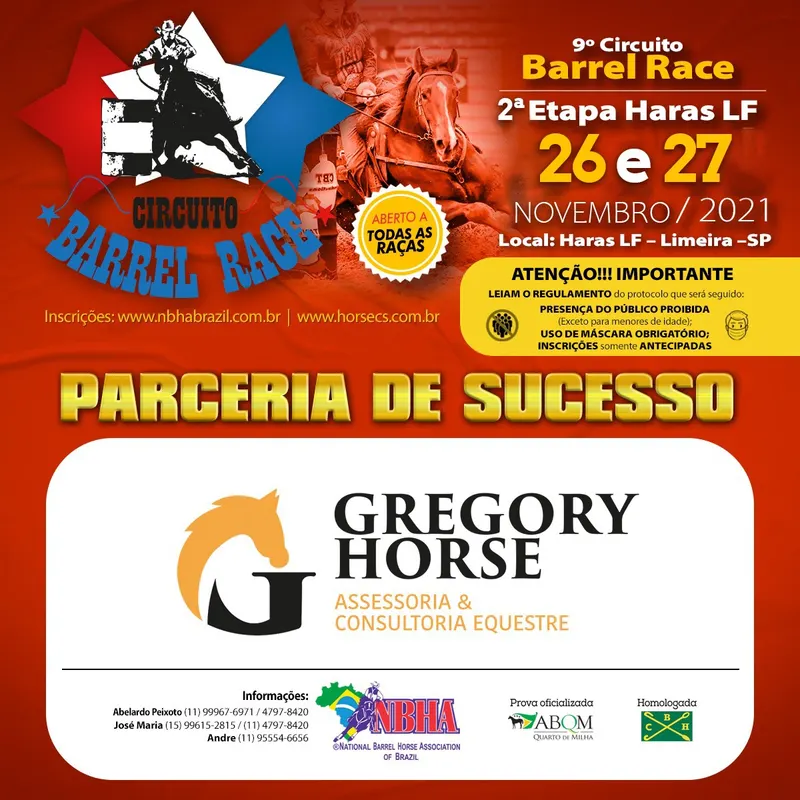 2ª Etapa do 9º Circuito Barrel Race jajá começa !