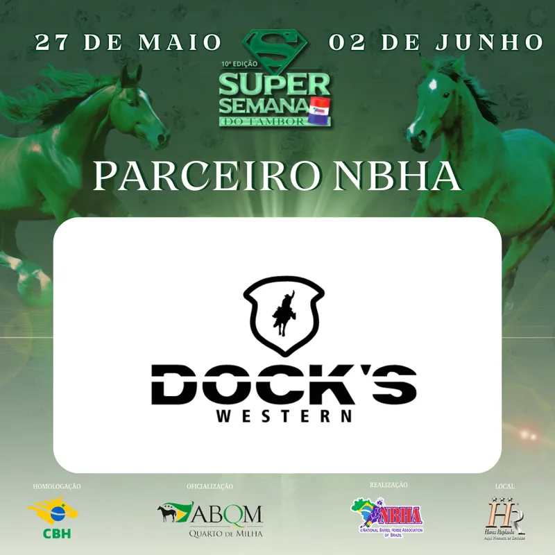 10ª EDIÇÃO SUPER SEMANA DO TAMBOR NBHA – ORGANNACT, “DOCK’S WESTERN”