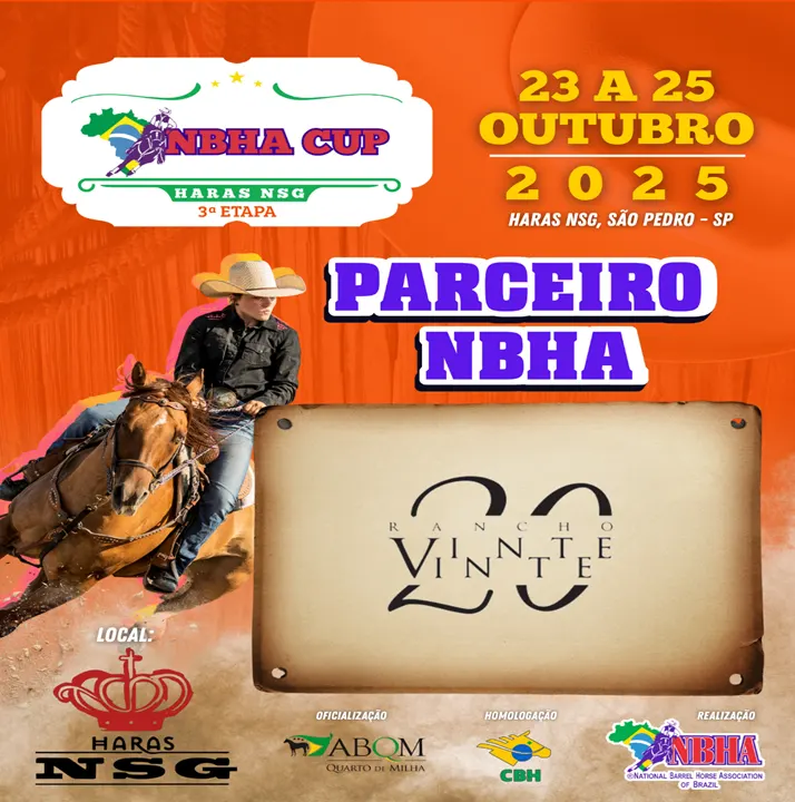 3ª ETAPA NBHA CUP – RANCHO VINTE E VINTE