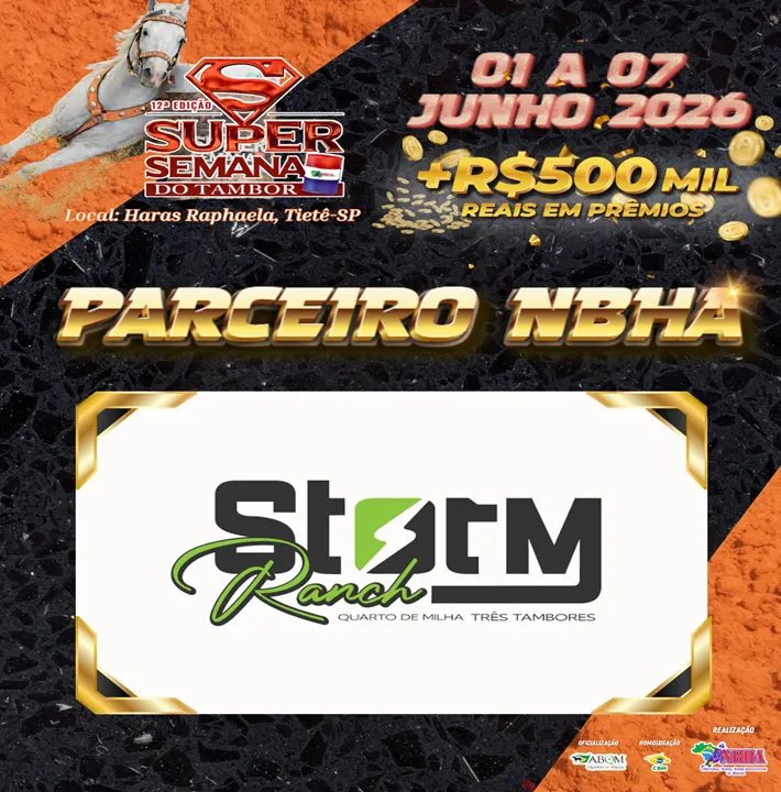 12ª EDIÇÃO SUPER SEMANA DO TAMBOR – STORM RANCH