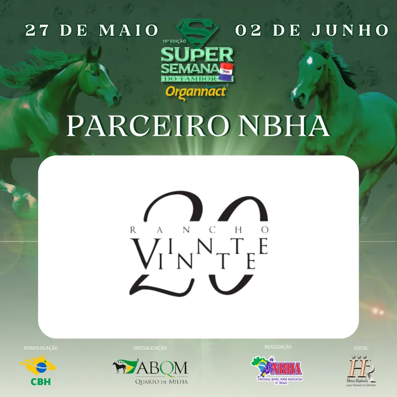10ª EDIÇÃO SUPER SEMANA DO TAMBOR NBHA – ORGANNACT, “RANCHO 20 20”