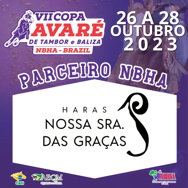 3ª ETAPA VII COPA AVARÉ TAMBOR & BALIZA – HARAS NOSSA SENHORA DAS GRAÇAS